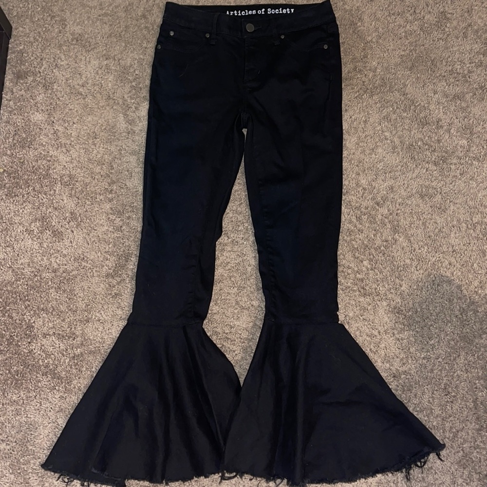 Black bell bottoms